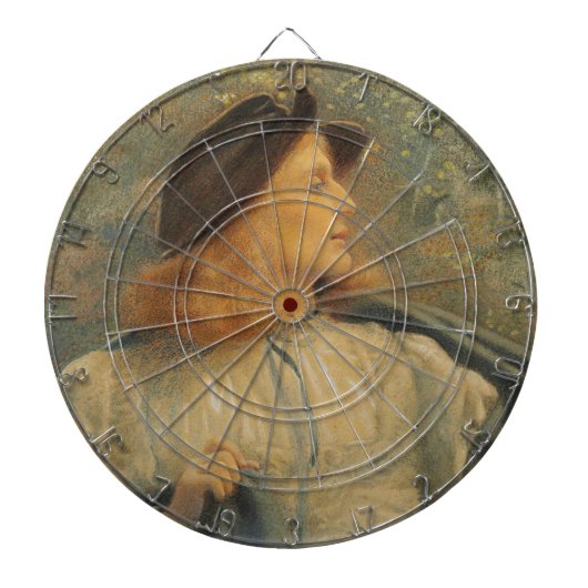 Orlando (Beautiful Young Man) (von E.R. Hughes) Dartscheibe (vorne)