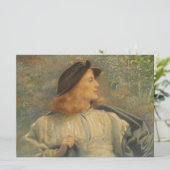 Orlando (Beautiful Young Man) (von E.R. Hughes) Karte (Stehend Vorderseite)