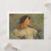 Orlando (Beautiful Young Man) (von E.R. Hughes) Karte (Vorderseite/Rückseite Beispiel)