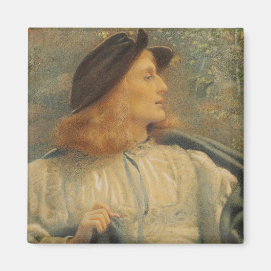 Orlando (Beautiful Young Man) (von E.R. Hughes) Magnet (Vorne)