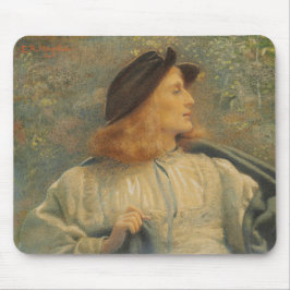 Orlando (Beautiful Young Man) (von E.R. Hughes) Mousepad