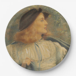 Orlando (Beautiful Young Man) (von E.R. Hughes) Pappteller