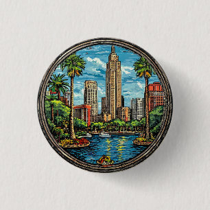 Orlando-Blick mit Hochhäusern Button
