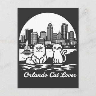 Orlando City Florida Katzenliebhaber Postkarte