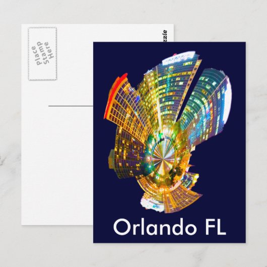 Orlando fl postkarte (Vorne/Hinten)