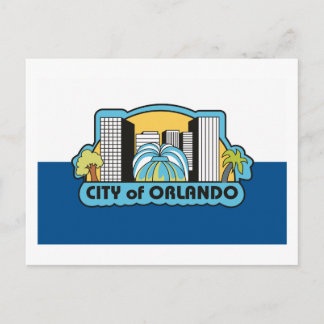 Orlando-Flaggen-Postkarte Postkarte