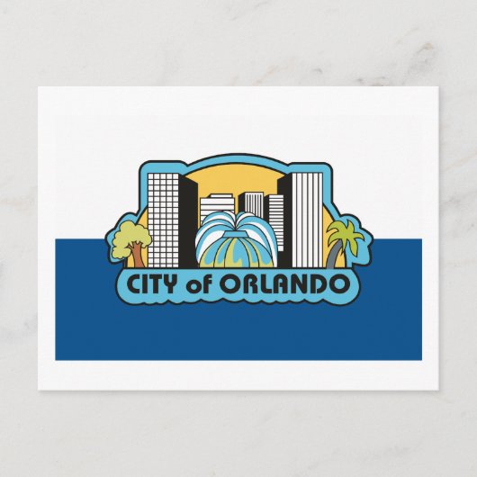 Orlando-Flaggen-Postkarte Postkarte (Vorderseite)