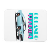 Orlando Florida 80er Poster Magnet (Horizontal)