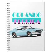 Orlando Florida 80er Poster Notizblock (Vorderseite)