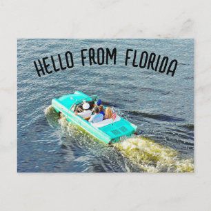 ORLANDO. FLORIDA AMPHIBIOUS CAR POSTCARDS POSTKARTE