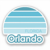 Orlando Florida Aufkleber (Vorderseite)