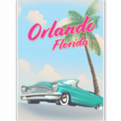 Orlando Florida Aufkleber (Vorderseite)