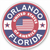 Orlando, Florida Aufkleber (Vorderseite)