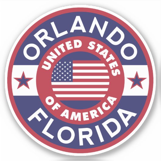 Orlando, Florida Aufkleber (Vorderseite)