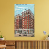 Orlando, Florida - Außenansicht des gebil Leinwanddruck (Insitu (Wohnzimmer))