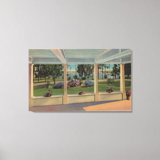 Orlando, Florida - Außenansicht von Florida Leinwanddruck (Vorderseite)