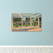 Orlando, Florida - Außenansicht von Florida Leinwanddruck (Insitu (Holzboden))