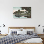 Orlando, Florida - Aussicht auf eine Bucht am See Leinwanddruck (Insitu (Schlafzimmer))