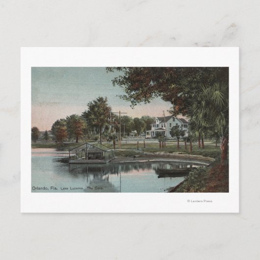Orlando, Florida - Aussicht auf eine Bucht am See Postkarte (Vorderseite)