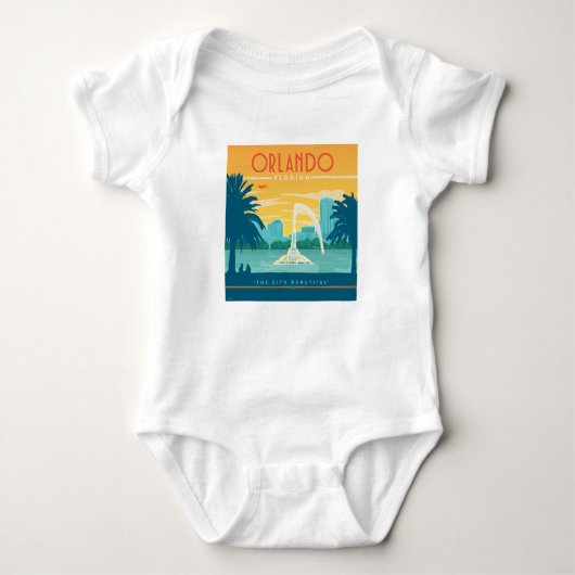 Orlando Florida Baby Strampler (Vorderseite)