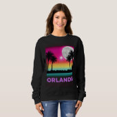 Orlando Florida Beach Retro Vacation Sweatshirt (Vorne ganz)