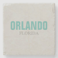 Orlando Florida Beach Style Stone Untersetzer