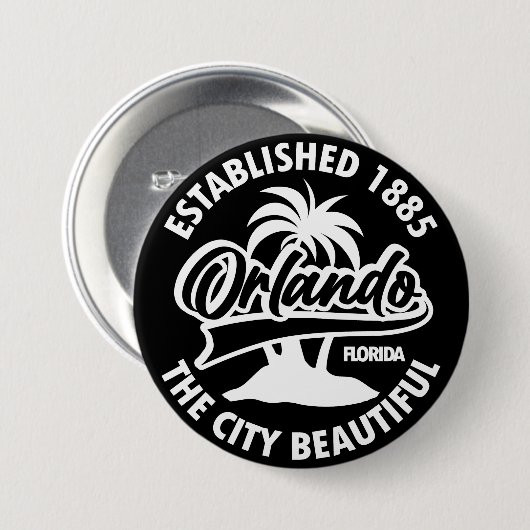 Orlando, Florida Button (Vorne & Hinten)