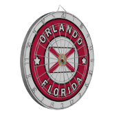 Orlando Florida Dartscheibe (Vorderseite Links)