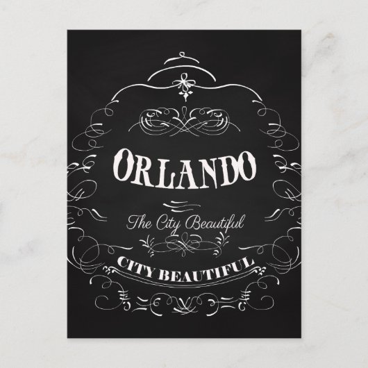 Orlando Florida - Die schöne Stadt Postkarte (Vorderseite)