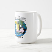 Orlando Florida Entdecken Sie Retro-Logo. Kaffeetasse (VorderseiteRechts)