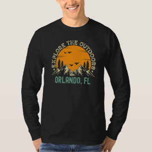 Orlando, Florida - Erkunden Sie die Premium-Outdoo T-Shirt