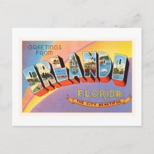 Orlando Florida FL Old Vintage Travel Souvenir Postkarte