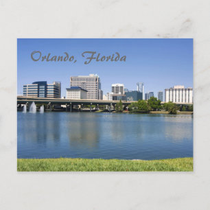 Orlando, Florida from across Lake Luzern Postkarte