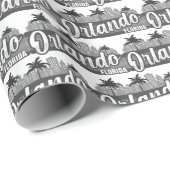 Orlando Florida Geschenkpapier (Rolleneckpunkt)