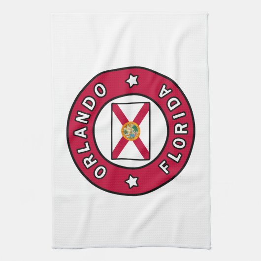 Orlando Florida Geschirrtuch (Vertikal)