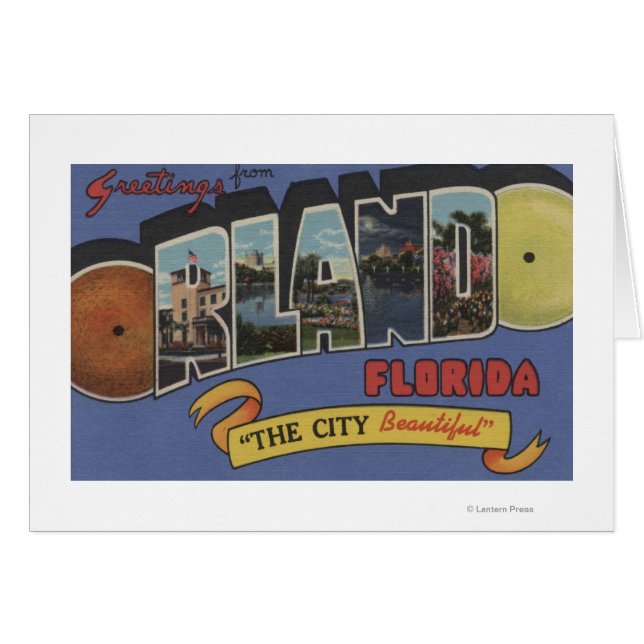 Orlando, Florida - Große Briefmarkenszenen (Vorderseite (Horizontal))
