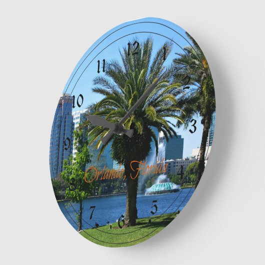 Orlando Florida Große Wanduhr (Winkel)