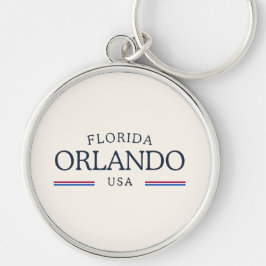 Orlando Florida Heritage - Klassische Creme Schlüsselanhänger