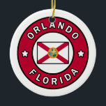 Orlando Florida Keramik Ornament<br><div class="desc">Orlando Florida</div>