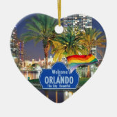Orlando FLORIDA Keramik Ornament (Vorne)