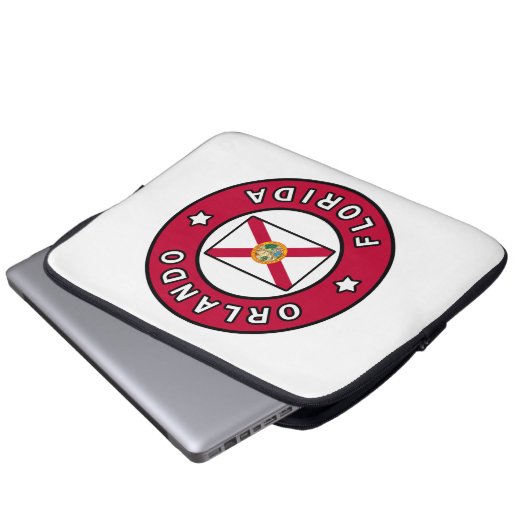 Orlando Florida Laptopschutzhülle (Vorne Knopf)