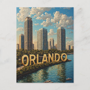 Orlando Florida Magischer Themenurlaub Postkarte