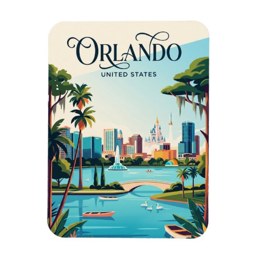 Orlando Florida Magnet (Vertikal)