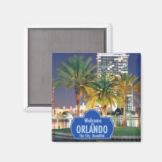 Orlando Florida Magnet (Vorderseite/Rückseite)