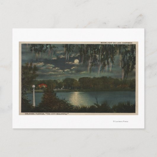 Orlando, Florida - Mondlicht Aussicht auf den Cher Postkarte (Vorderseite)
