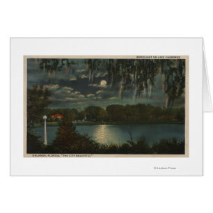 Orlando, Florida - Moonlit Ansicht von See