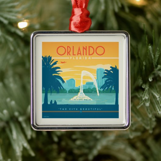 Orlando Florida Ornament Aus Metall (Baum)
