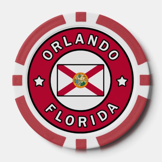 Orlando Florida Pokerchips (Vorderseite)