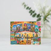 Orlando Florida Postkarte (Stehend Vorderseite)