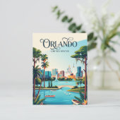 Orlando Florida Postkarte (Stehend Vorderseite)